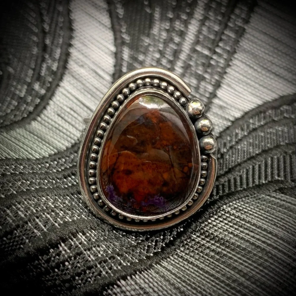 Sterling Silver High Grade Sugilite ring new
